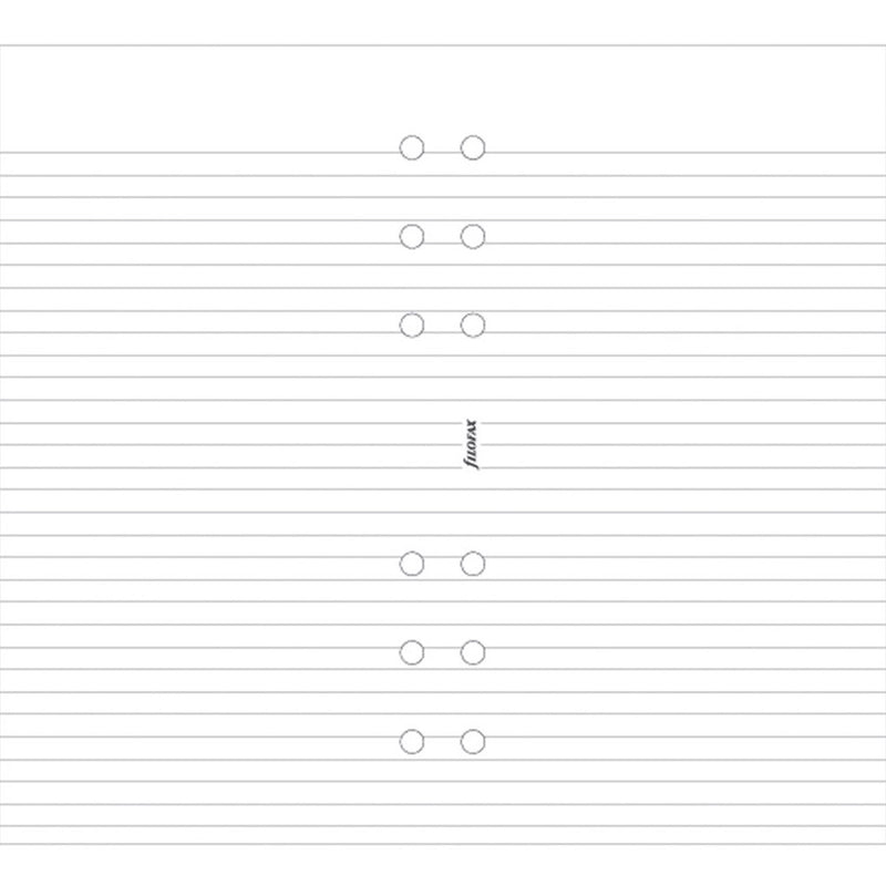 Filofax Personal Ruled Notepad Refill (White)