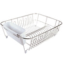 D.Line Small Dish Drainer Chrome/PVC with Caddy