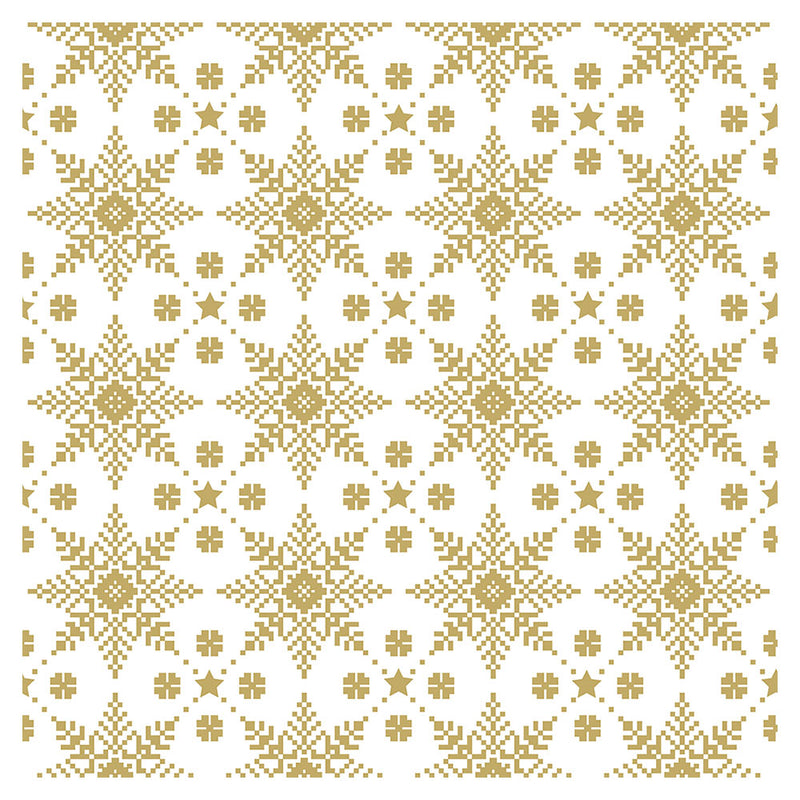 Paper+Design Snow Print Luncheon Napkins