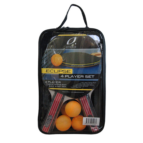 Alliance 4-Player Eclipse Table Tennis Set
