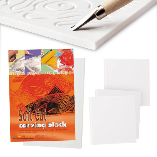 Soft Cut Carving Block (14.5x21cm)