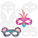 Cardboard Australian Animal Masks 30pk