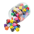 16mm Dot Dice Jar 100pcs