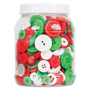 Basics Christmas Buttons 600g 1400pcs