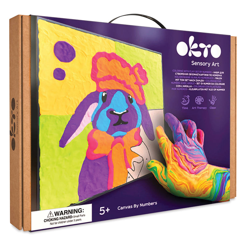 Paints By Number with Clay Kit