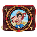 One Piece Luffy Compass Zip Around Wallet