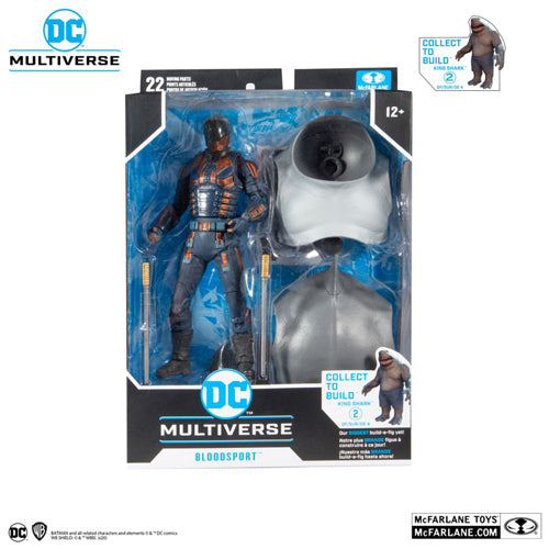 The Suicide Squad 2021 Bloodsport Build-A-King-Shark 7" Figure