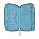 Frozen Elsa Glitter Sequin Zip Around Wallet