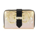Hello Kitty 50th Anniversary Metallic Gold Zip Around Wallet