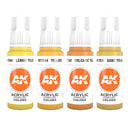 AK Interactive 3Gen Yellow Acrylic Paint 17mL