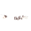 Rose Gold Letter Bunting