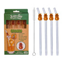 Eco to Go Glass Straw (Pack of 4)