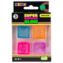 Smoosho's Super Mini Glow in Dark Squeeze Toy (Pack of 4)