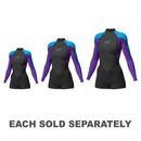 Crystal Ladies' Long Sleeve Springsuit (Blue)