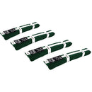 Yamasaki Coloured Martial Arts Belts with White Stripe (Green)
