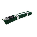 Yamasaki Coloured Martial Arts Belts with White Stripe (Green)