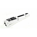 Yamasaki White Martial Arts Belts with Black Stripe