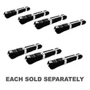 Yamasaki Coloured Martial Arts Belts with White Stripe (Black)