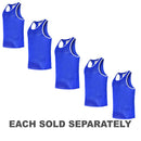 Morgan Boxing Singlet (Blue/White)