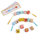 Eurekakids Lacing Wooden Bead Game