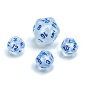 Chessex D12 Dice Borealis Mini-Polyhedral (Icicle/Light Blue Luminary)