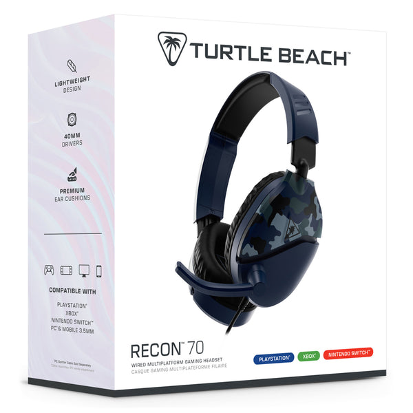 Multiplatform Turtle Beach Recon 70 Headset (Blue Camo)
