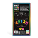 First to Worst After Dark Party Card Game