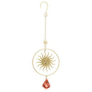 Golden Hour Metal and Crystal Suncatcher