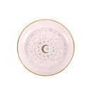 Astrology Wheel Trinket Dish Off White