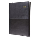 Collins Vanessa A5 2-Days to Page 2025 Diary (Black)