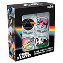 Pink Floyd Shot Glass Set (4-Pack/1.5oz)