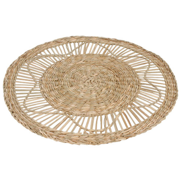 Silvia Circle Seagrass Placemats (Diameter:30cm)