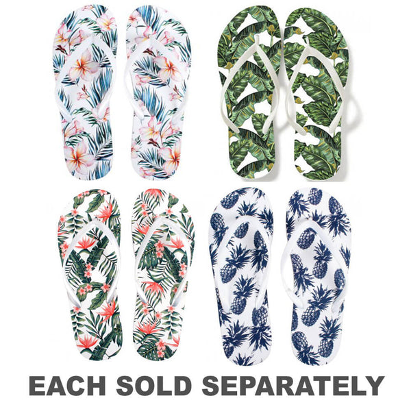 Womens Thongs Printed (Size 36-41)