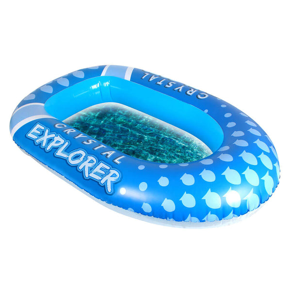 Kid's Clear View Bottom Boat w/o Handle Blue (130x82x25cm)