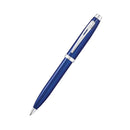 100 Blue Lacquer/Chrome Plated SS Pen
