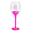 Birthday Clear Wine Glass