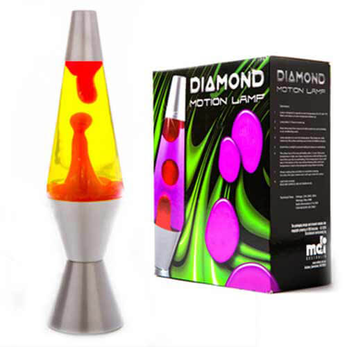 Silver-Red-Yellow Diamond Motion Lamp