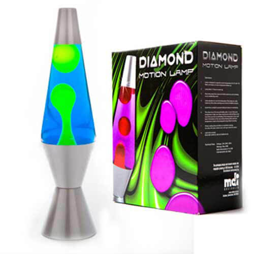 Silver-Yellow-Blue Diamond Motion Lamp