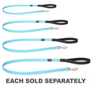 Elegant Vegan Leather Dog Lead (Turquoise)