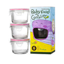 Glasslock Baby Food Container Set (3pcs)