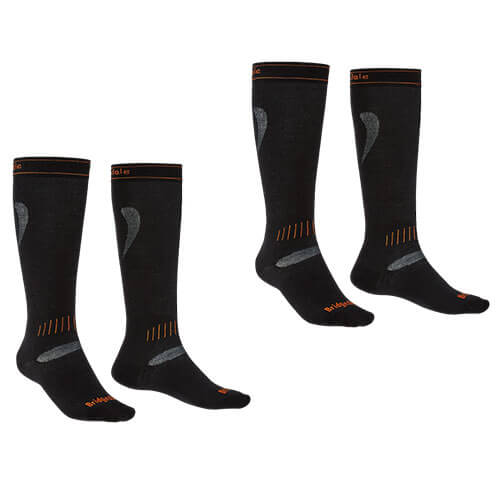 Ski Ultra Fit Sock Black/Orange