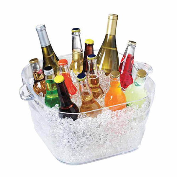 Serroni Unbreakables Square Party Tub Ice Bucket