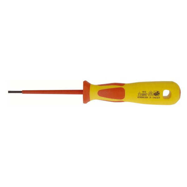 Ergonomic Flat Blade 2.5x75mm Screwdriver