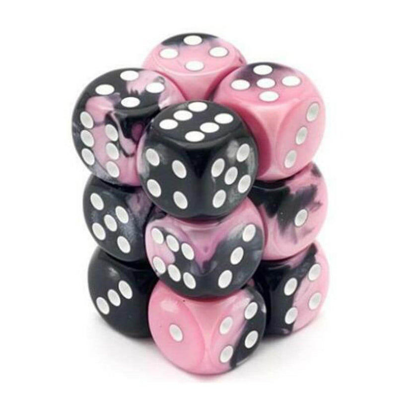 D6 Dice Gemini 16mm (12 Dice)