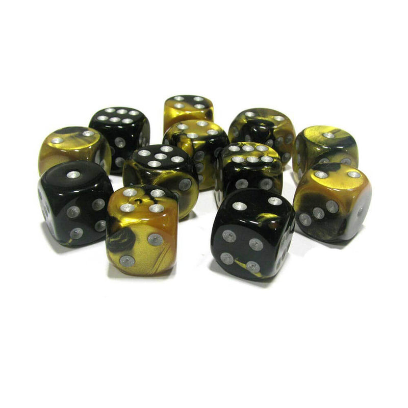 D6 Dice Gemini 16mm (12 Dice)