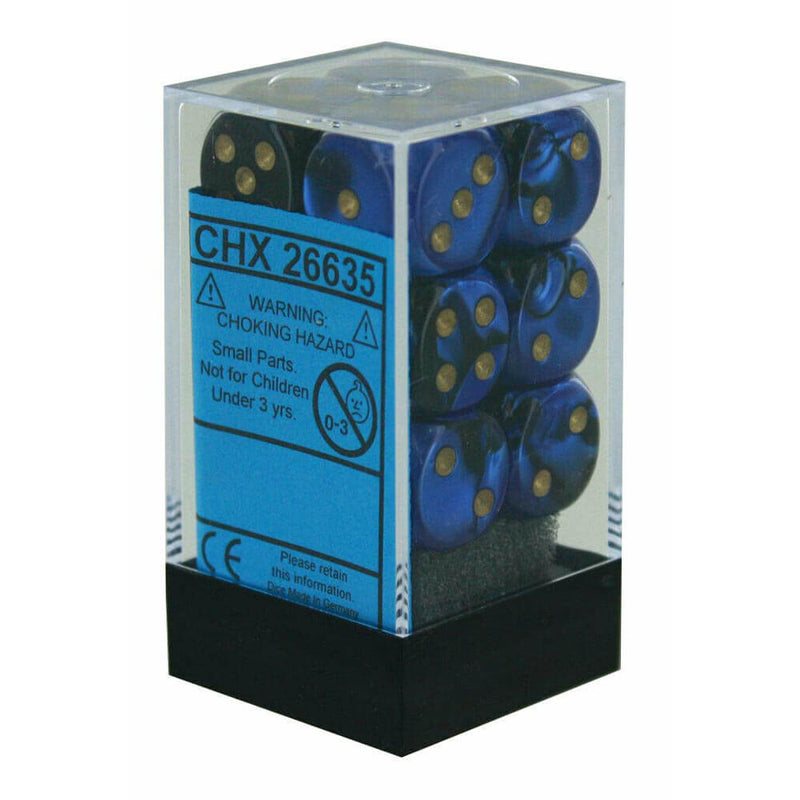 D6 Dice Gemini 16mm (12 Dice)