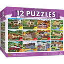 MasterPieces 12-Pack Puzzle Bundle
