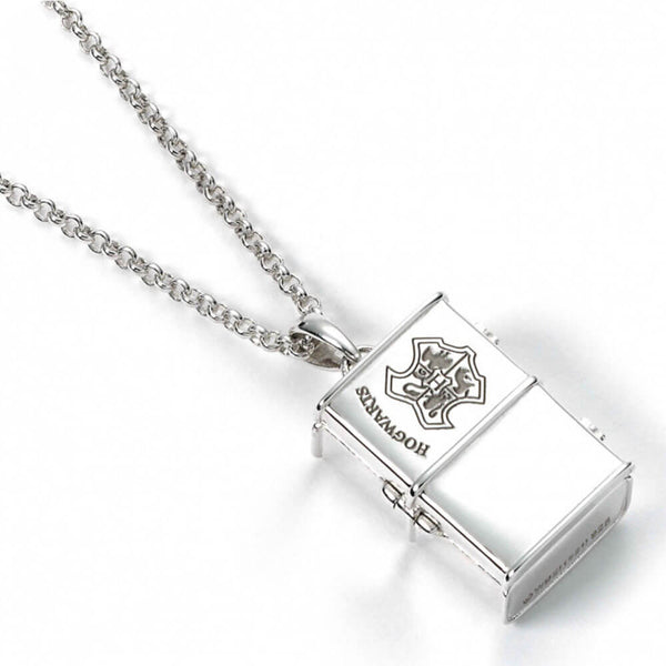 Harry Potter Sterling Silver Hogwarts Trunk Necklace