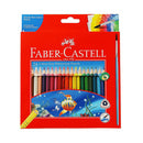 Faber-Castell Grip Watercolour Pencils with Brush (24pk)