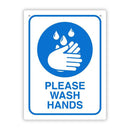 Durus Wash Hands Wall Sign (225x300mm)